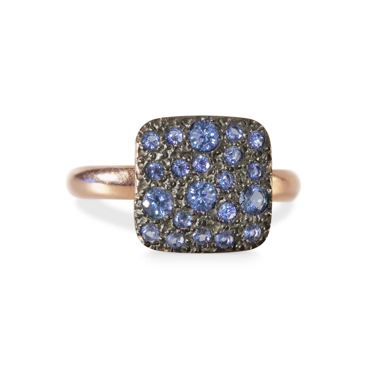 Alisei - Anello Pavè Quadrato Piccolo - immagine 5