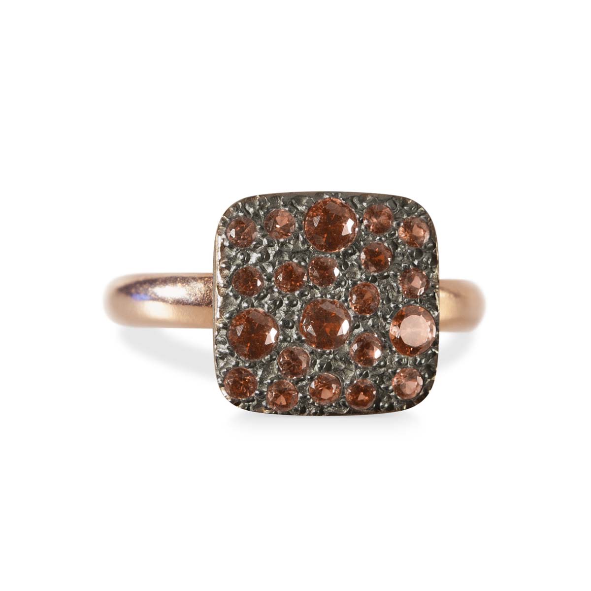 Alisei - Anello Pavè Quadrato Piccolo - immagine 6